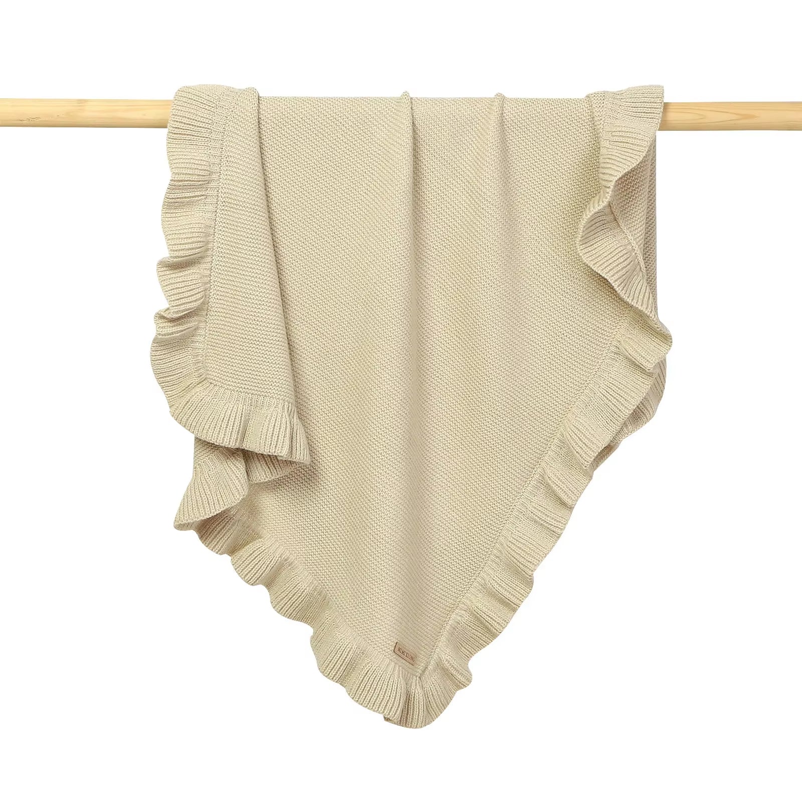 Newborn Knit Blanket Organic Milk Frill Blankets Crochet Wool Blanket Baby Bath Towel Cobertor Bebe Muslin Swaddle