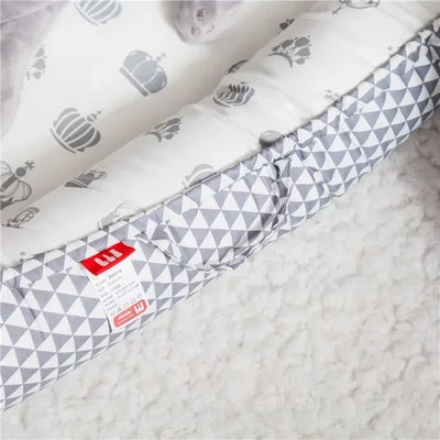 Travel Bed Infant Toddler Cotton Cradle for Newborn Baby Bed Bassinet Bumper New 85*50Cm Baby Nest Bed with Pillow Portable Crib