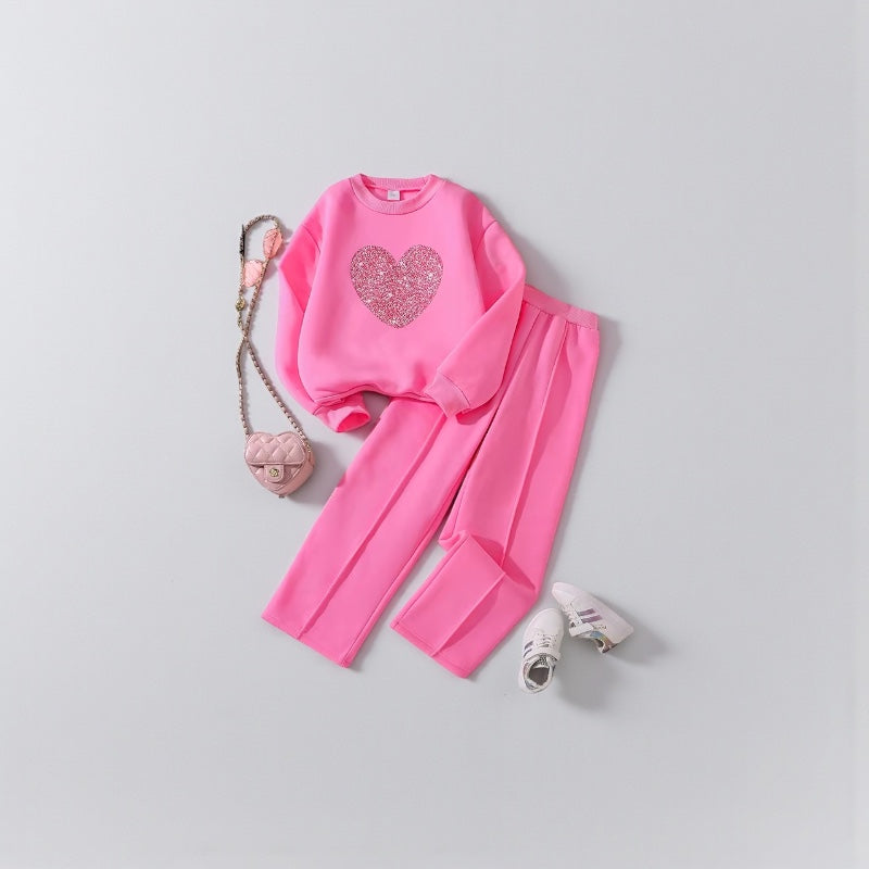 HeartWarm Lounge Set - Cozy Autumn/Winter Wear