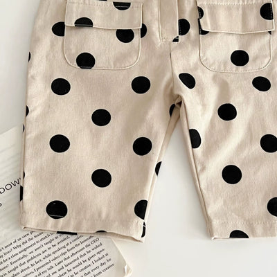 Spring and Autumn Newborn Infant Baby Girls Romper round Dot Sleeveless Rompers Kids Onepiece Fashion Baby Clothing