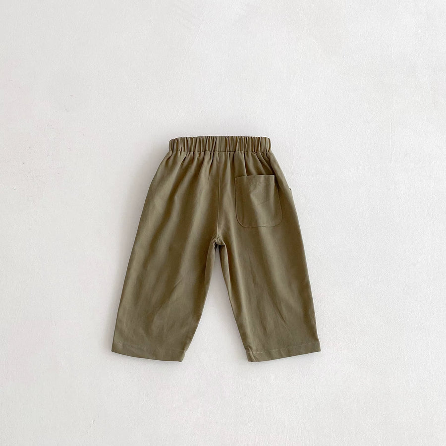 1-7 Y Kids Pants Autumn New Boys Trousers Full Length Girls Casual Pants Loose Style Children Clothes