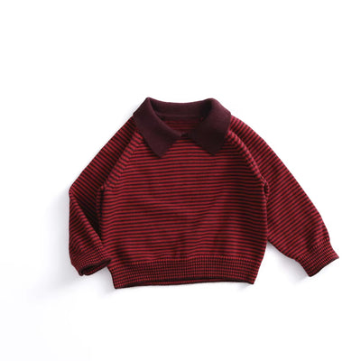 Christmas Girls Cardigan Autumn Winter Contrasting Jacket Kids Knitted Children Sweater Thickened Tops Baby Outerwear Clothes