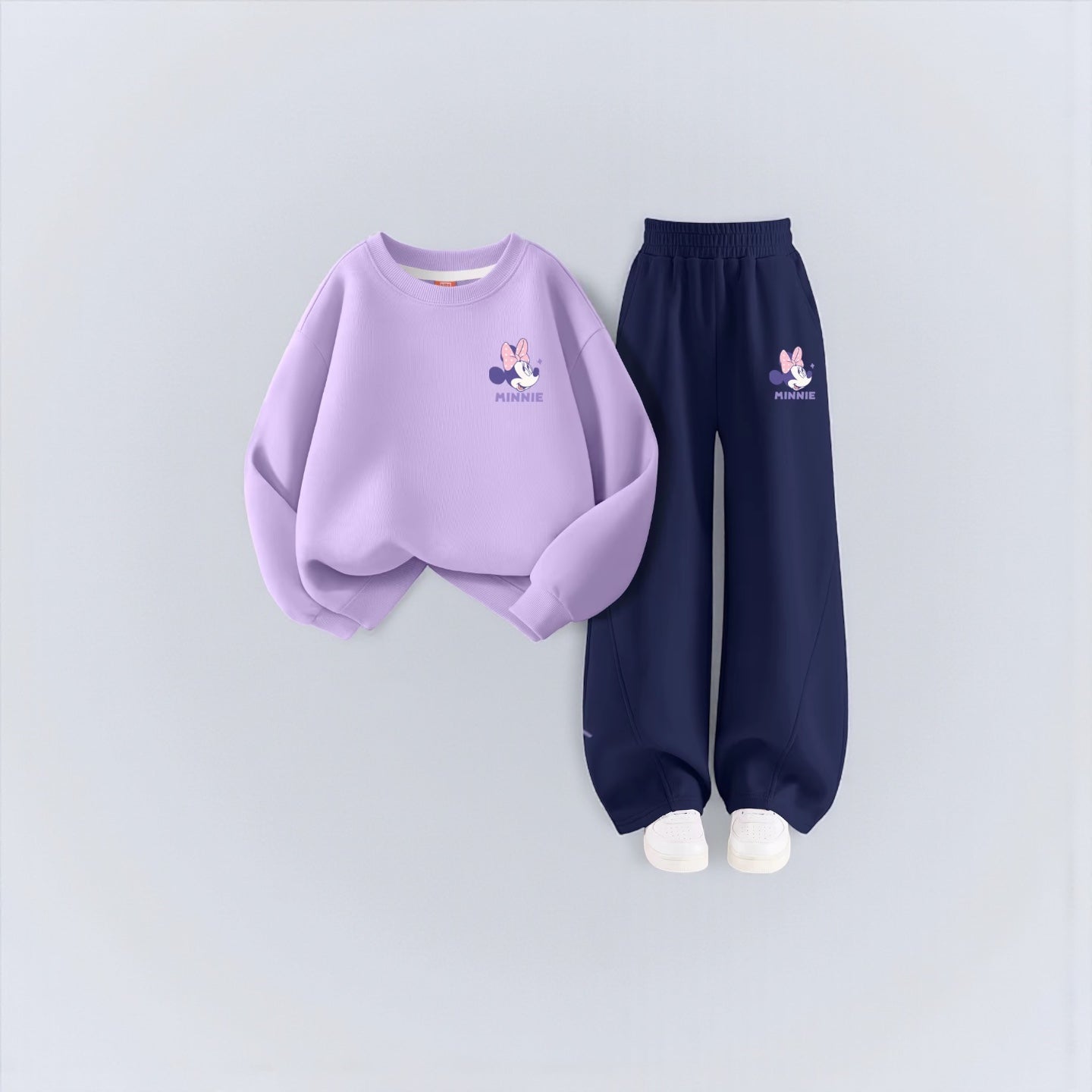 Minnie Autumn Baby Girl 2Pc Tracksuit Outfit Set