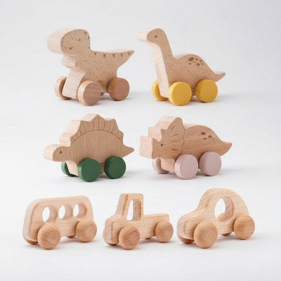 DinoBeech Montessori Teether Car Toy
