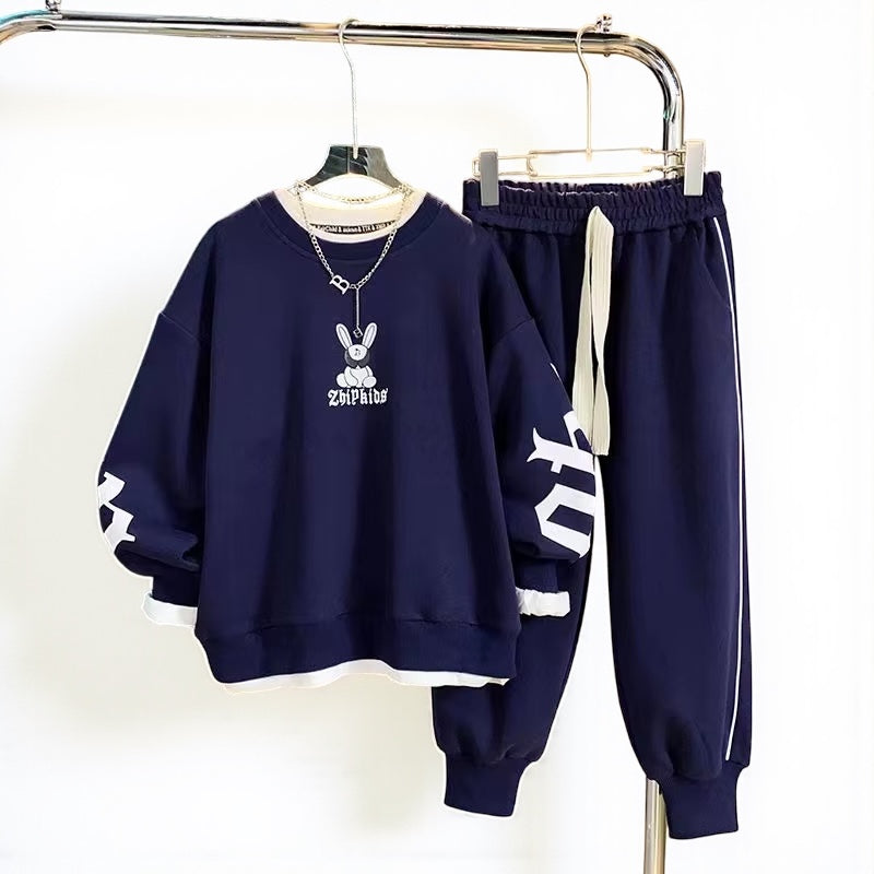 TinyTrendz Kids 2Pc Pullover & Cotton Pants Set 2024