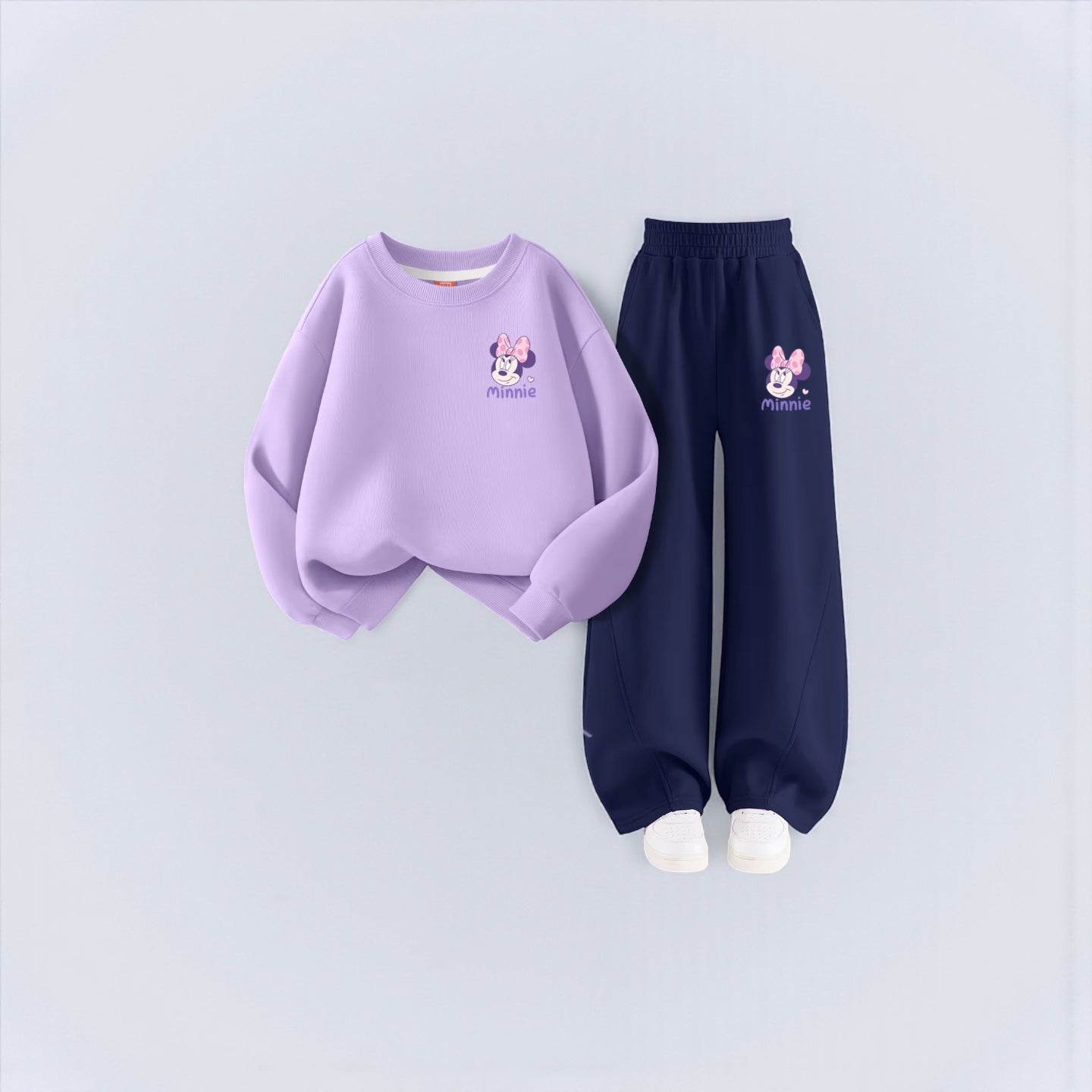 Minnie Autumn Baby Girl 2Pc Tracksuit Outfit Set