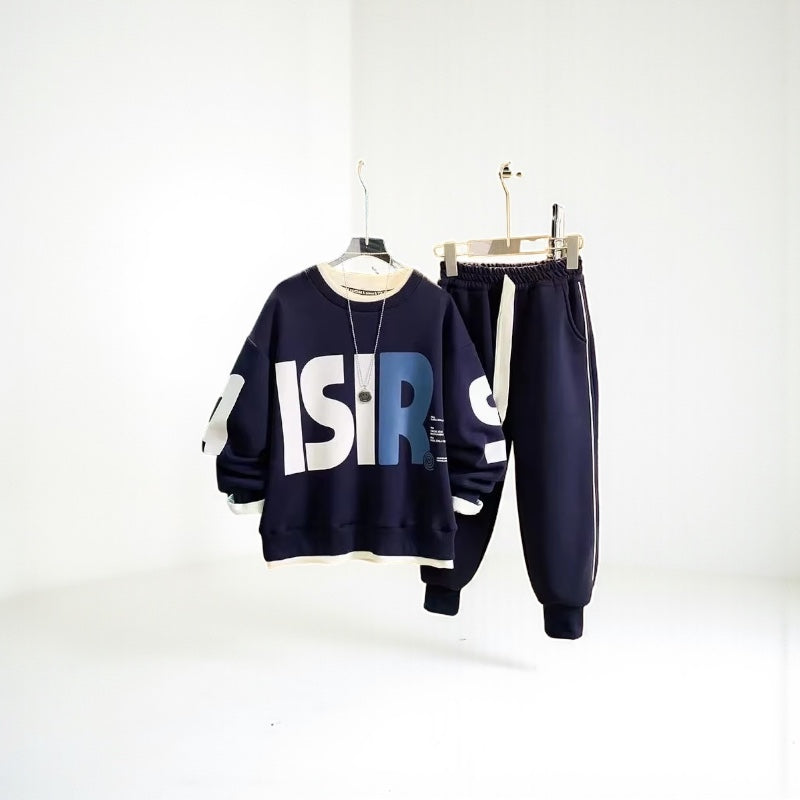 TinyTrendz Kids 2Pc Pullover & Cotton Pants Set 2024