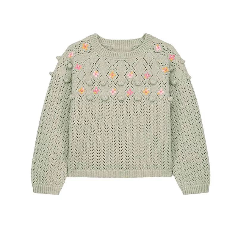 Spot Louise Misha 2025 AW New Children'S Sweater, Cape Cardigan, Knitted Pants, Coat