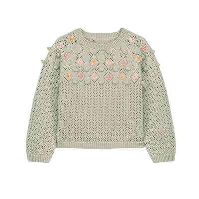 Spot Louise Misha 2025 AW New Children'S Sweater, Cape Cardigan, Knitted Pants, Coat