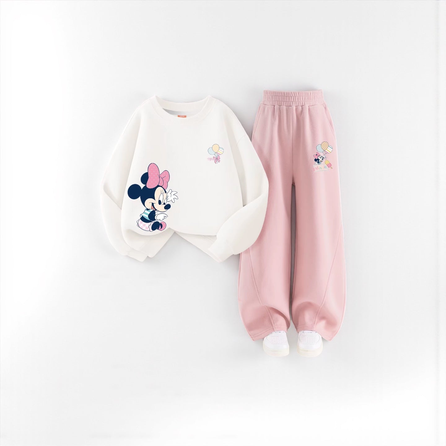 Minnie Autumn Baby Girl 2Pc Tracksuit Outfit Set