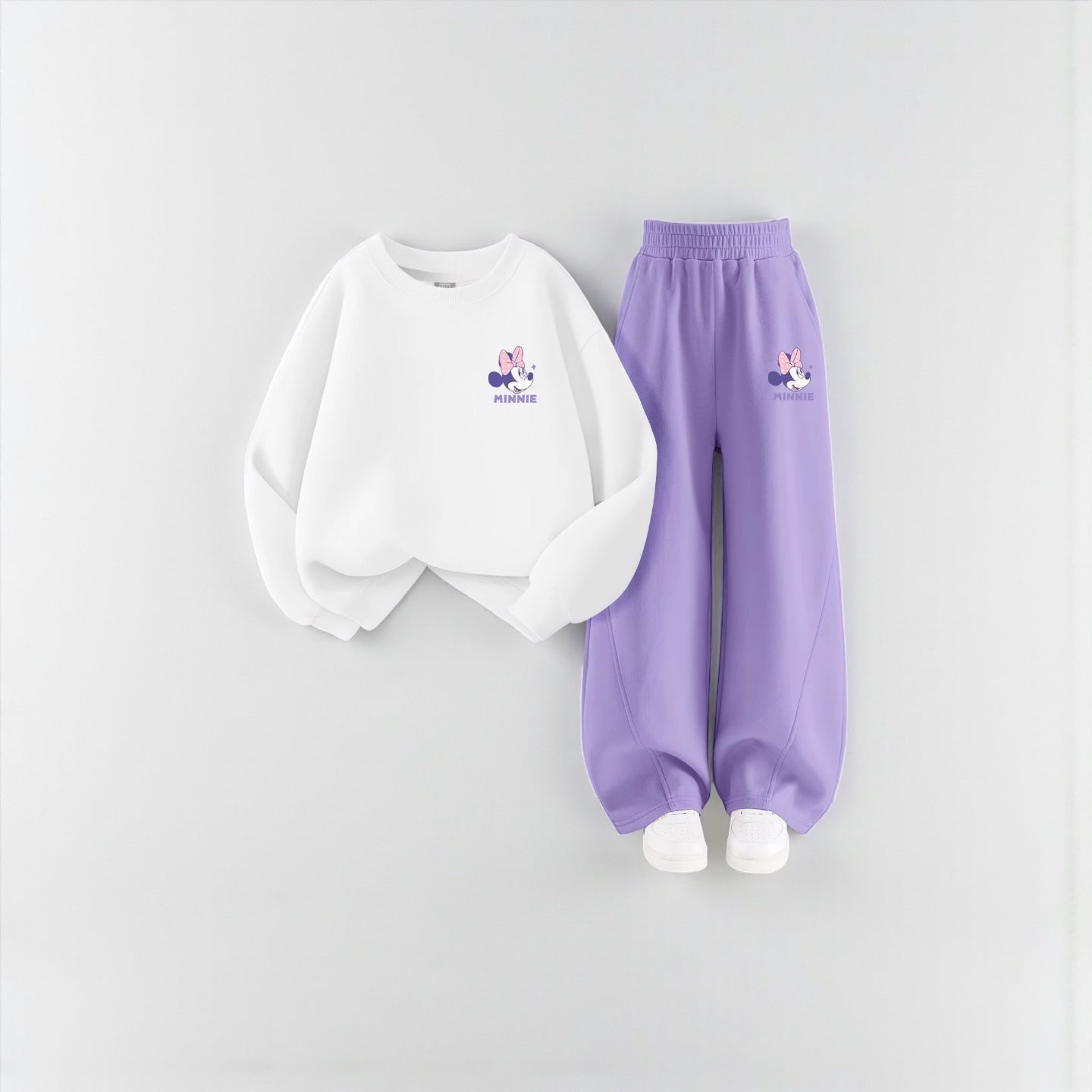 Minnie Autumn Baby Girl 2Pc Tracksuit Outfit Set