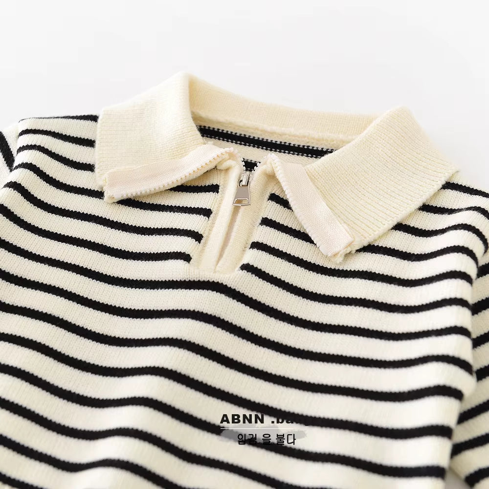 9M-3T Baby Sweaters Classical Striped Baby Boys Knitwear Toddler Girls Sweaters Boys Cardigans