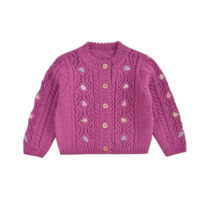 Spot Louise Misha 2025 AW New Children'S Sweater, Cape Cardigan, Knitted Pants, Coat