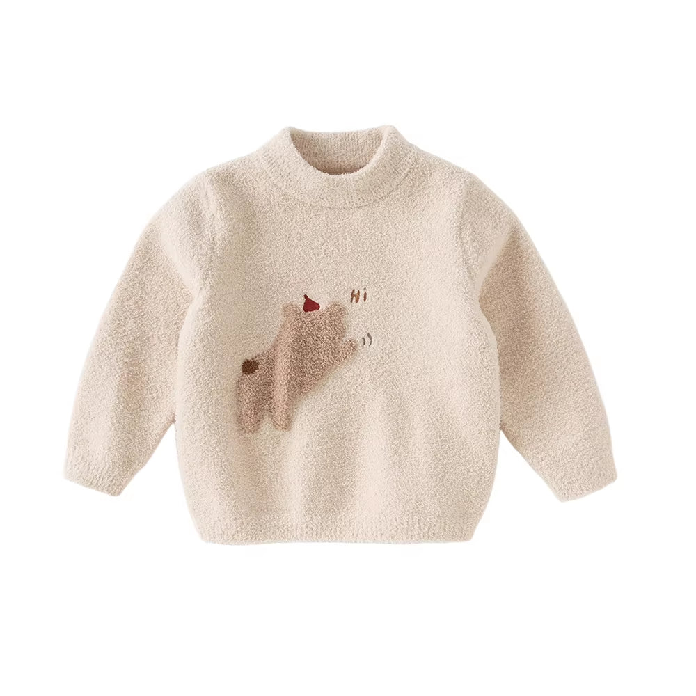 Dave Bella Winter Boys Girls Baby Children Top Knitted Sweater Pullover Warm Casual Sweet Cute Gentle Kids Knitwear DBM19273-A