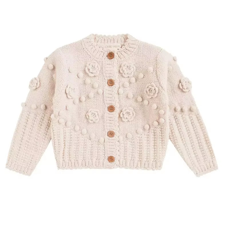 Spot Louise Misha 2025 AW New Children'S Sweater, Cape Cardigan, Knitted Pants, Coat