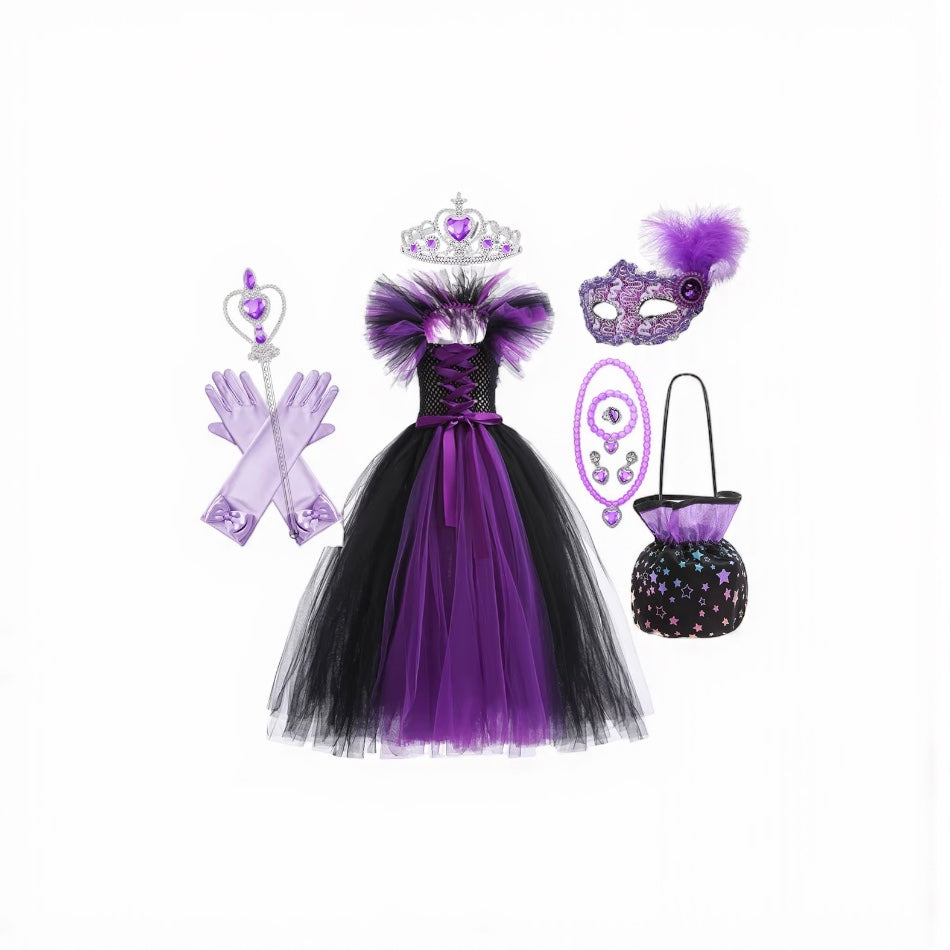 Maleficent Tulle Gown - Handmade Halloween Cosplay