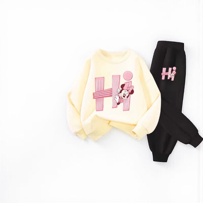 Spring Prints: Girls' Hoodie & Pant Set