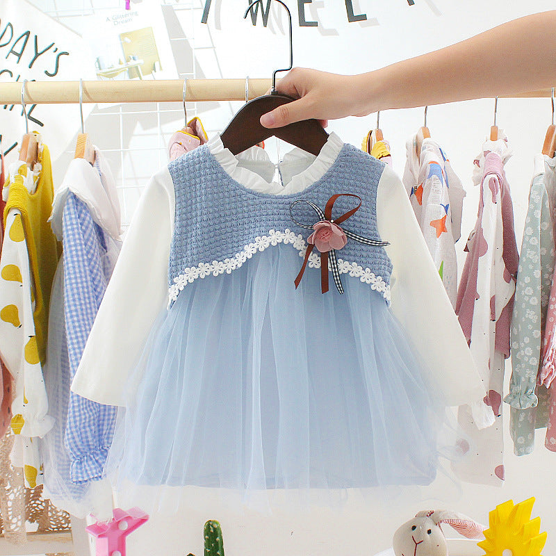 Fashion Girls Autumn Fashionable Dress
