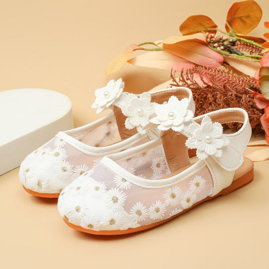 Flat Bottom Comfort Shoes For Han Chinese Clothing Mesh Shoes With Skirt