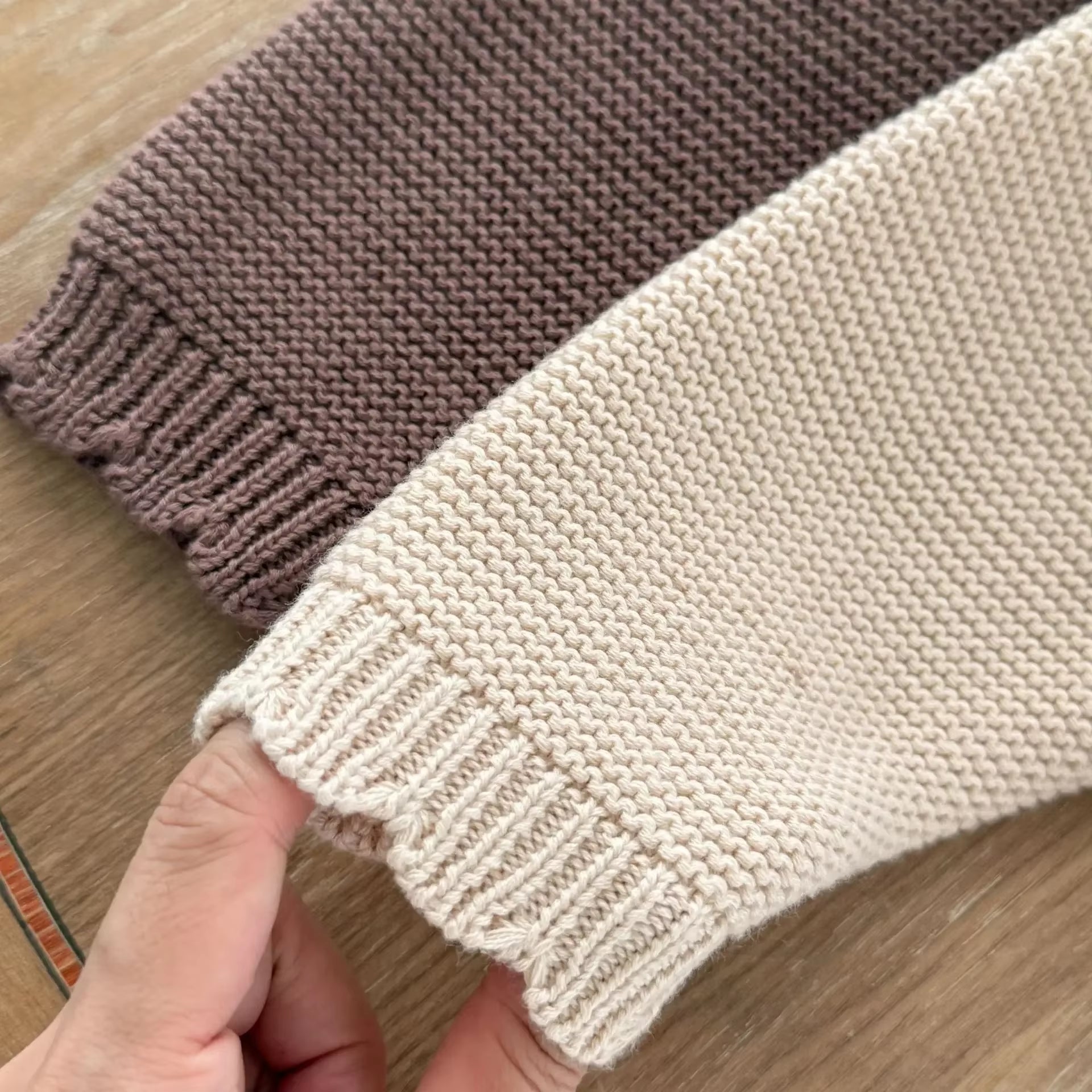 0-3Y Newborn Knitted Cardigan Baby Girl Boy Cotton Handmade Scalloped Long Sleeve Button down Sweater Autumn Winter Outerwear