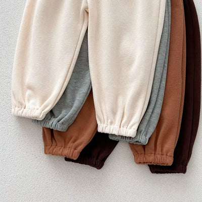 NEW Autumn Children'S Clothing Pullover Set 0-4 Y Boys Sweatshirt and Pants 2PCS Girls Letter Hoodies Suit Kid'S Outfit