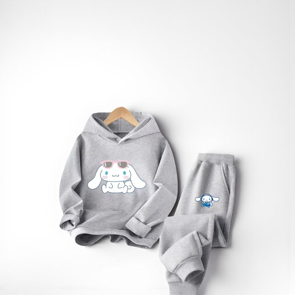 Kawaii Cinnamoroll Kids Hoodie & Sweatpants Set