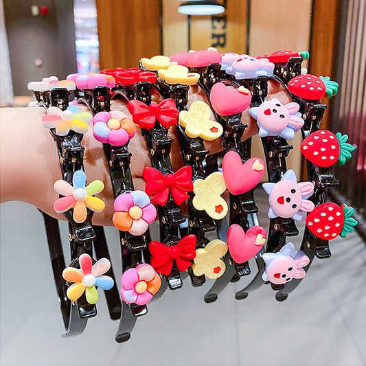 Girls' Clip Hair Accessories Crushed Hair Headband