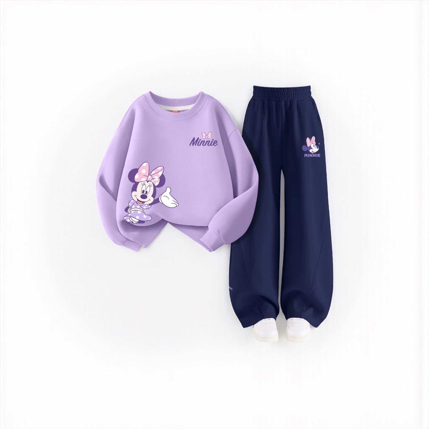 Minnie Autumn Baby Girl 2Pc Tracksuit Outfit Set
