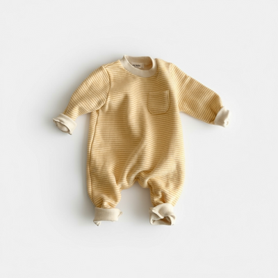 SnuggleStripe Long Sleeve Baby Romper Jumpsuit