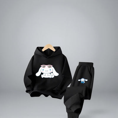 Kawaii Cinnamoroll Kids Hoodie & Sweatpants Set