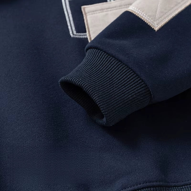 New Winter Kids Hoodie 2-7T Cute Patchwork Thicken Girls Sweatshirt Korean Version Loose Children Clothes Tops