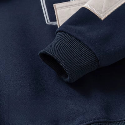 New Winter Kids Hoodie 2-7T Cute Patchwork Thicken Girls Sweatshirt Korean Version Loose Children Clothes Tops