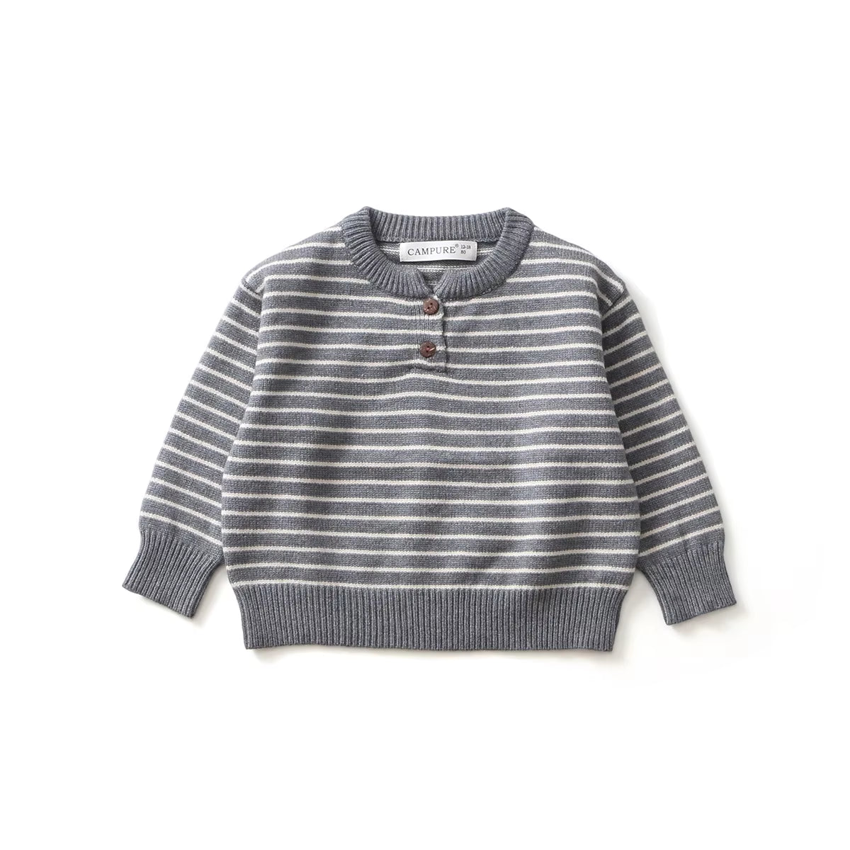 1-6 Y Kids Sweaters Striped Boys Knit Pullover Brief Style Boys Sweaters Casual Style Girls Knitwear