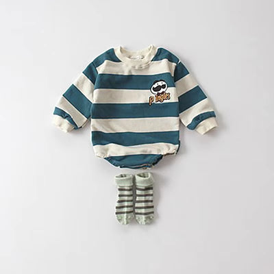 2022 Spring Baby Clothes Toddler Girls Bodysuit Striped Boys Jumpsuit Baby One Piece