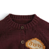 Autumn New Kids Sweaters Single Breast Girls Knitwear Vintage Girls Sweater Boys Knit Cardigas