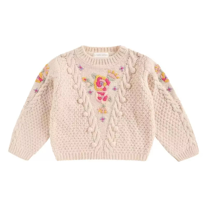 Spot Louise Misha 2025 AW New Children'S Sweater, Cape Cardigan, Knitted Pants, Coat