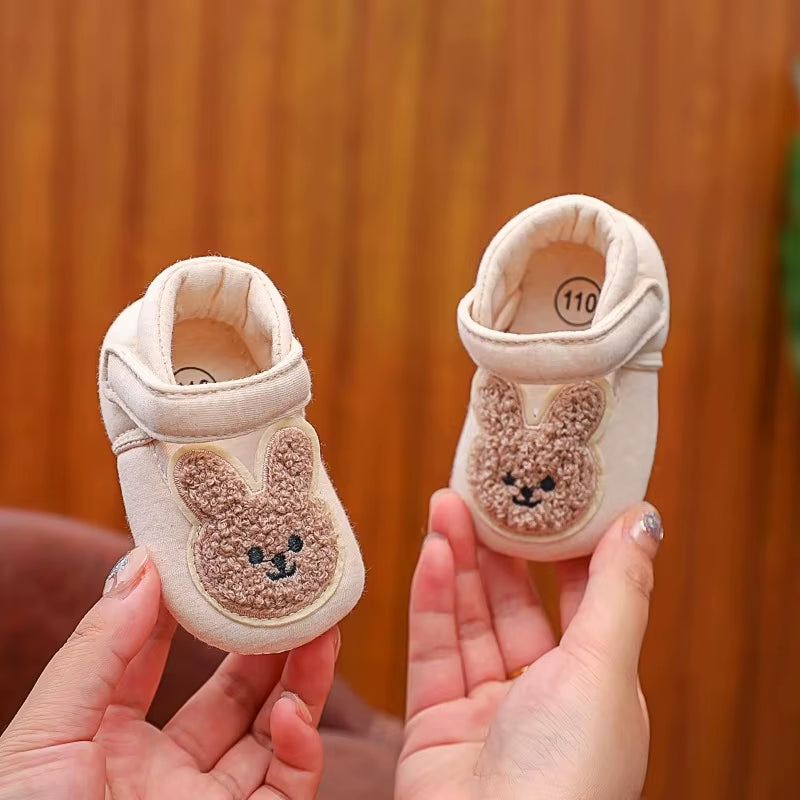 Cute Bear Soft Sole Comfortable Sandals for Infants and Toddlers Baotou anti Kick First Step Shoes 0-18 Months