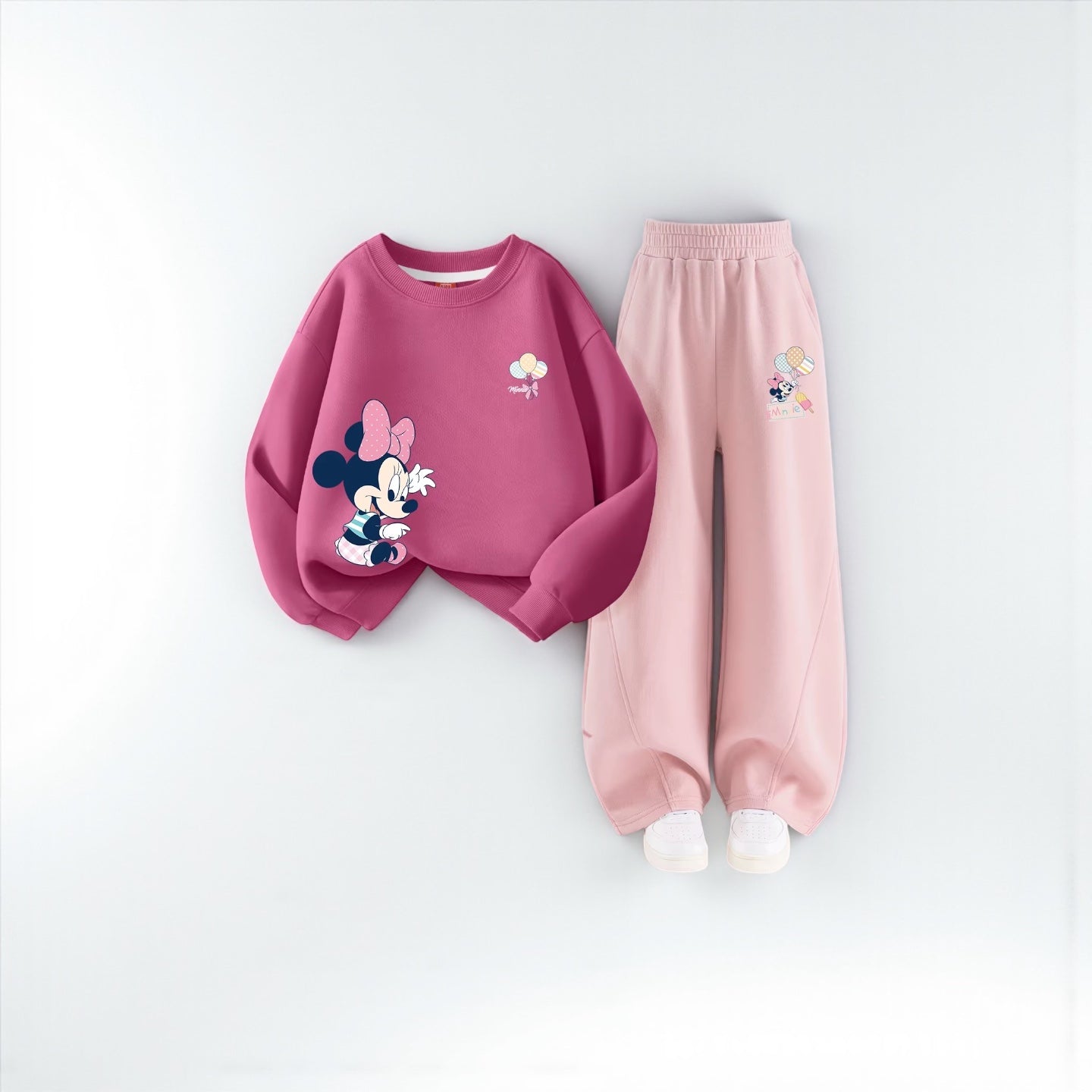 Minnie Autumn Baby Girl 2Pc Tracksuit Outfit Set