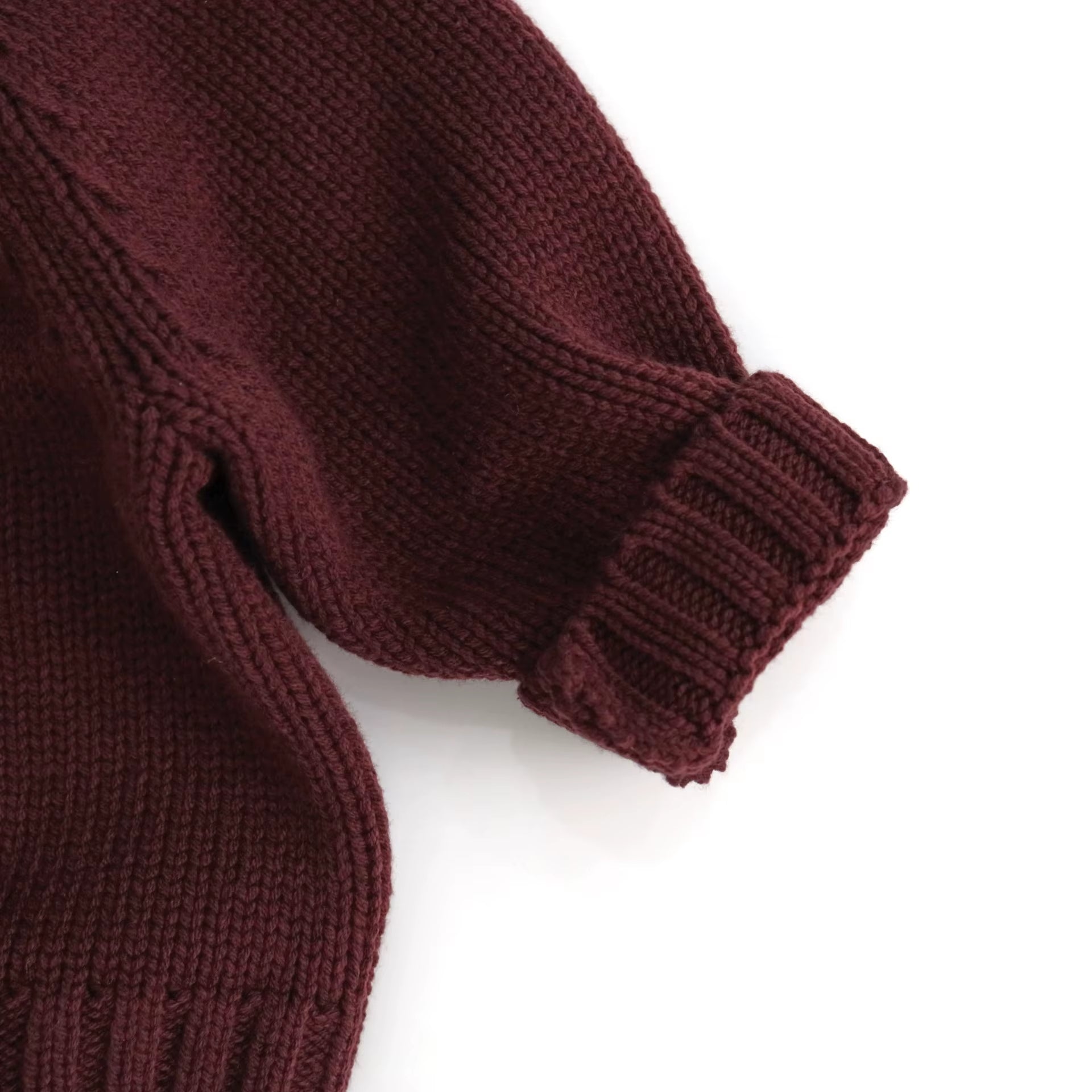 Autumn New Kids Sweaters Single Breast Girls Knitwear Vintage Girls Sweater Boys Knit Cardigas