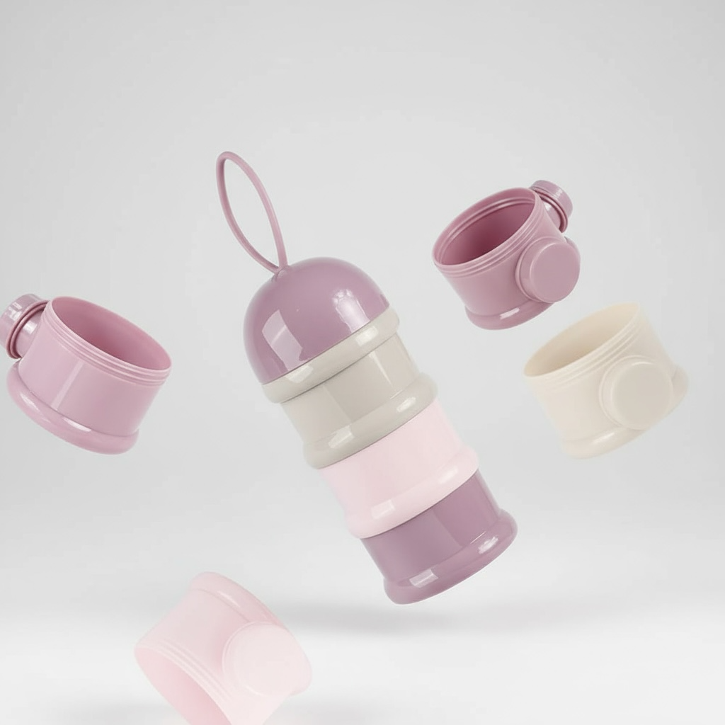 BearStyle 4Layer Infant Snack & Milk Powder Box