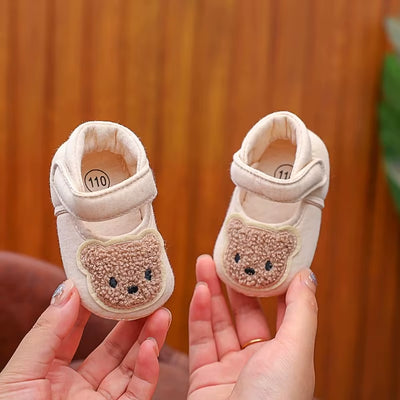 Cute Bear Soft Sole Comfortable Sandals for Infants and Toddlers Baotou anti Kick First Step Shoes 0-18 Months