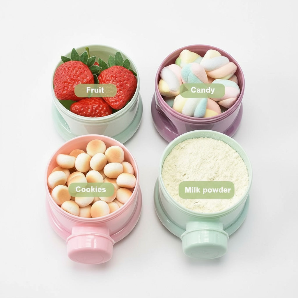 BearStyle 4Layer Infant Snack & Milk Powder Box