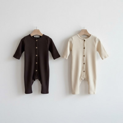 CozyPatch Autumn Rompers: Infant & Toddler Style