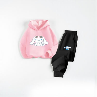 Kawaii Cinnamoroll Kids Hoodie & Sweatpants Set