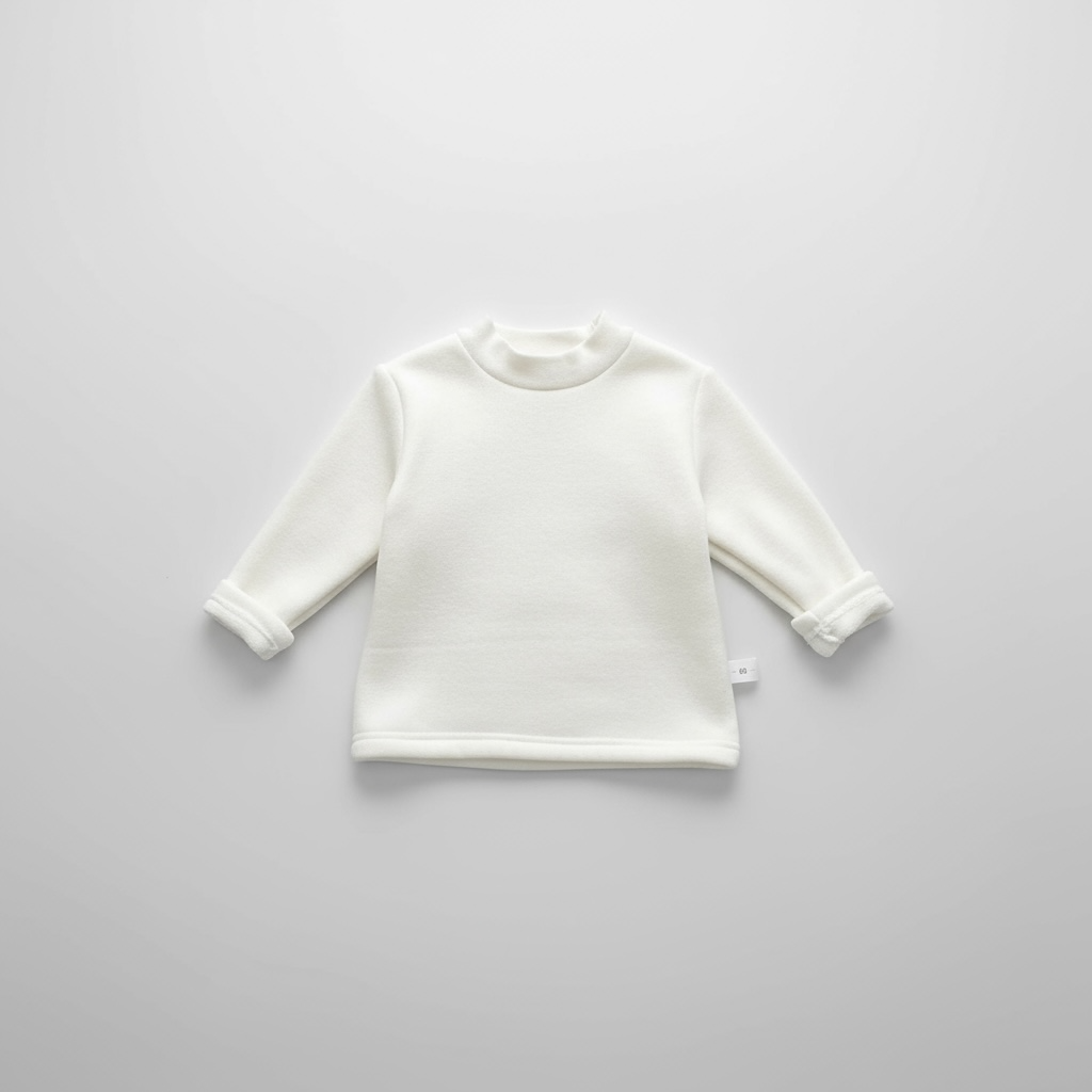 CozyKids Fleece High Neck Thermal Top for Girls