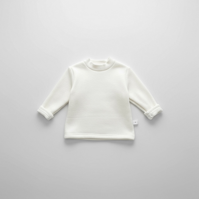 CozyKids Fleece High Neck Thermal Top for Girls