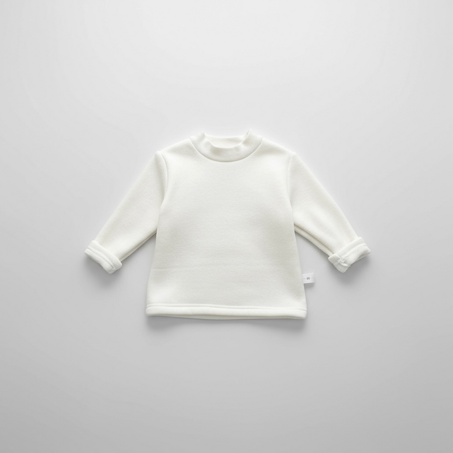 CozyKids Fleece High Neck Thermal Top for Girls
