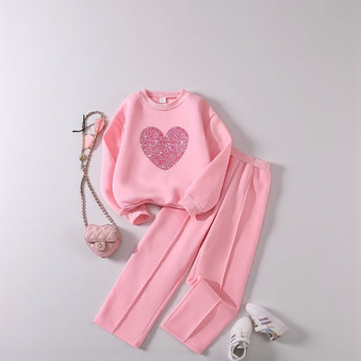 HeartWarm Lounge Set - Cozy Autumn/Winter Wear