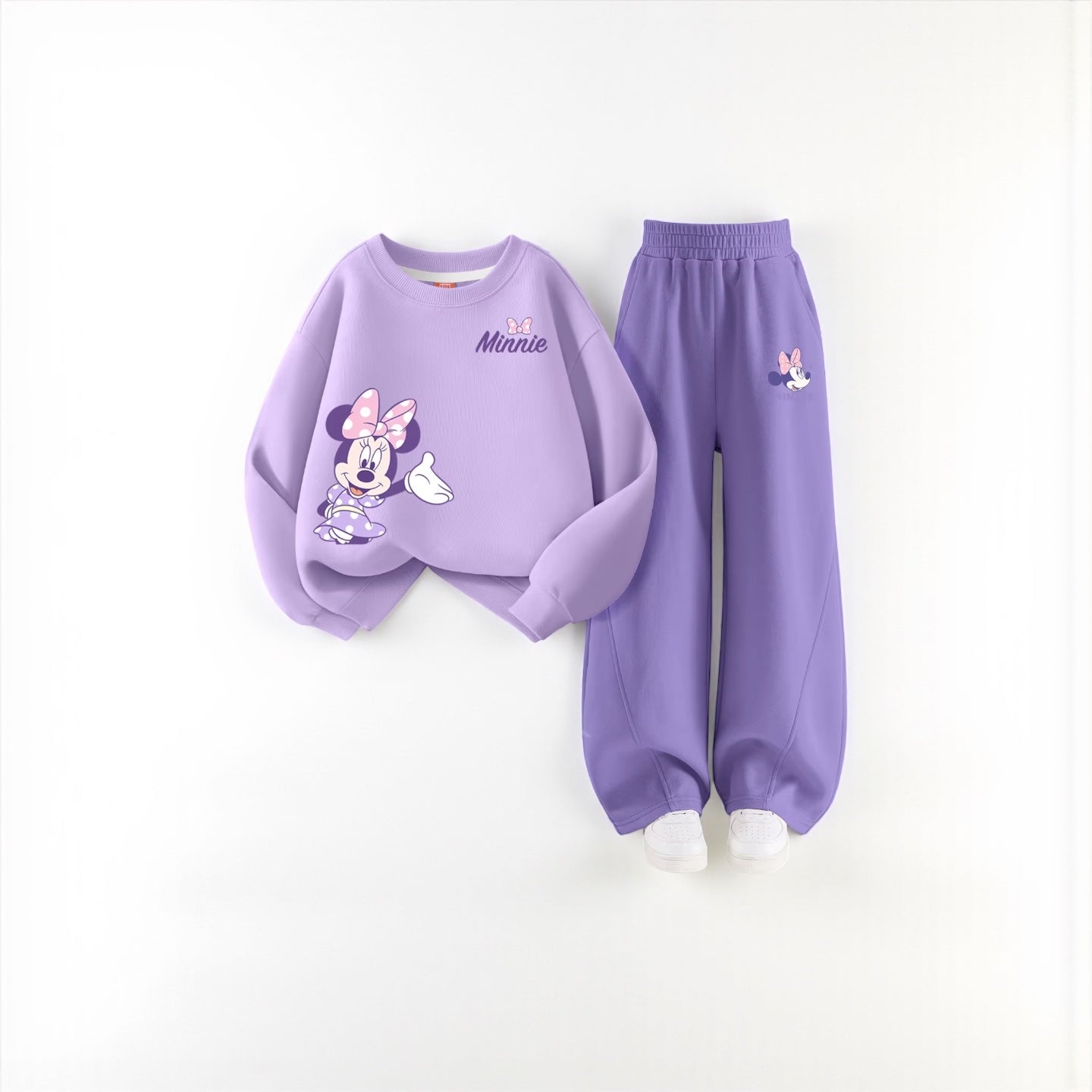 Minnie Autumn Baby Girl 2Pc Tracksuit Outfit Set
