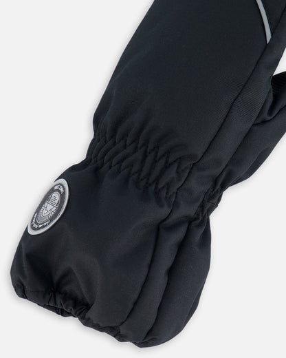 Solid Mittens Black
